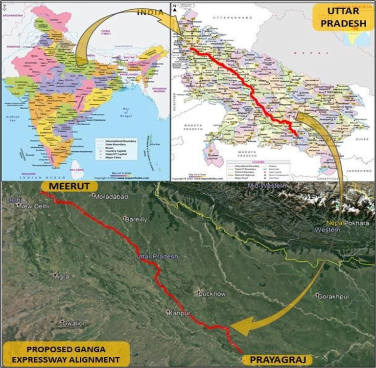 Ganga Expressway: Project Alignment & Route Map